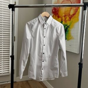 Express dress shirt polka dot